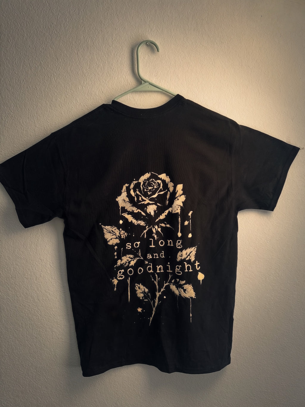 MCR Three Cheers for Sweet Revenge front/Helena back; Hand painted bleach design; Medium