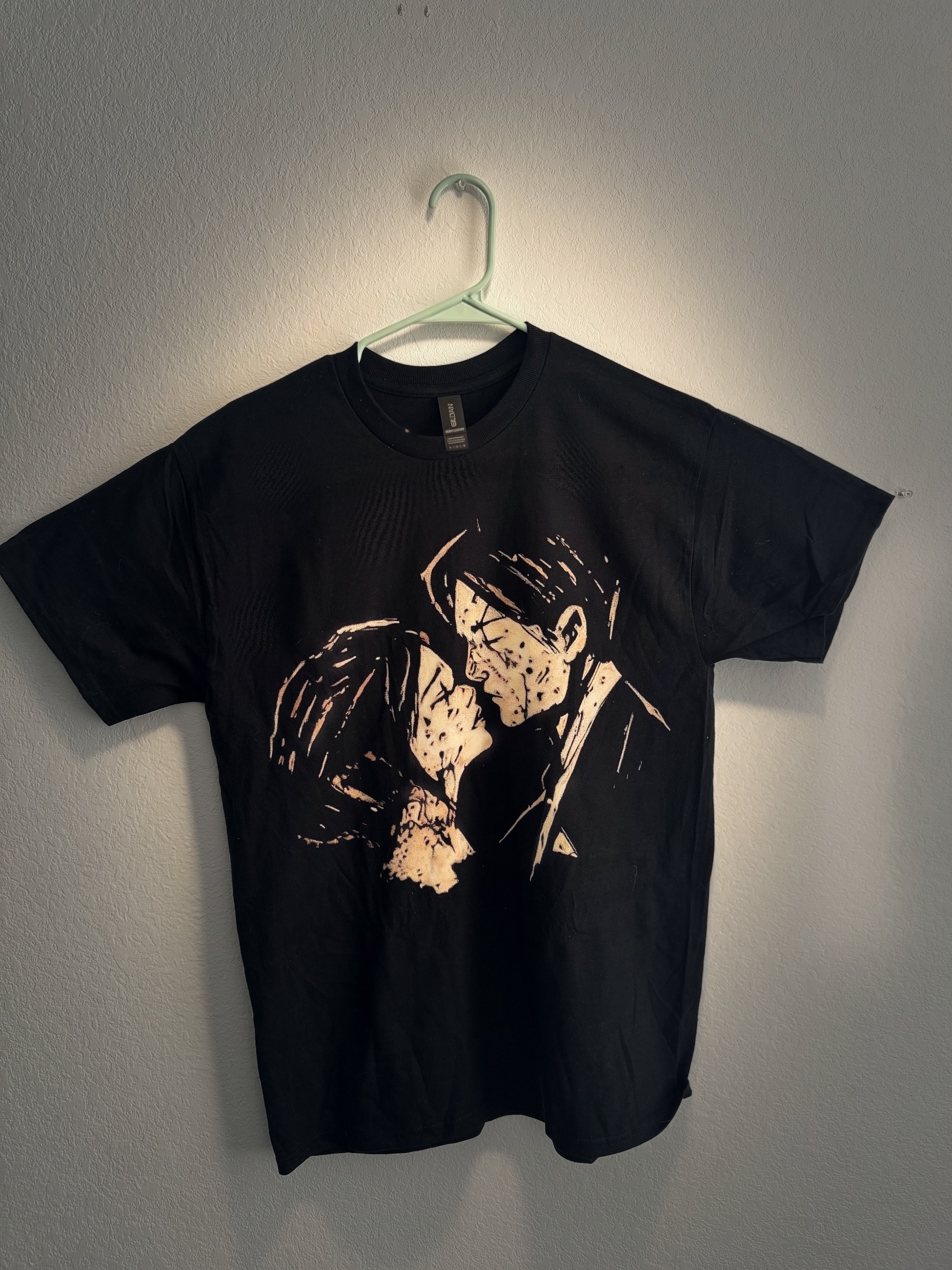 MCR Three Cheers for Sweet Revenge front/Helena back; Hand painted bleach design; Medium